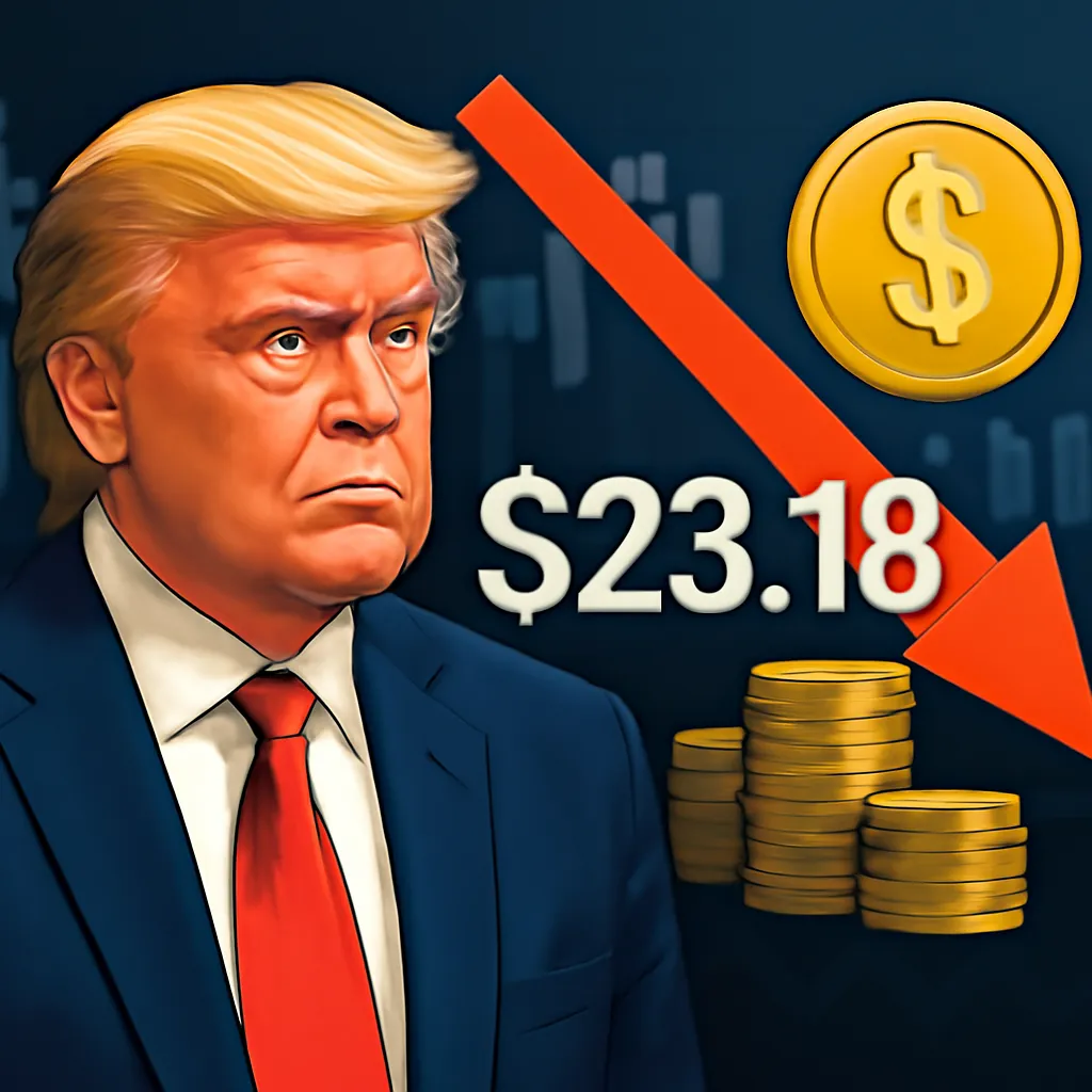 TRUMP Faces $23.18 Million Supply Shock Amid Market Pressure