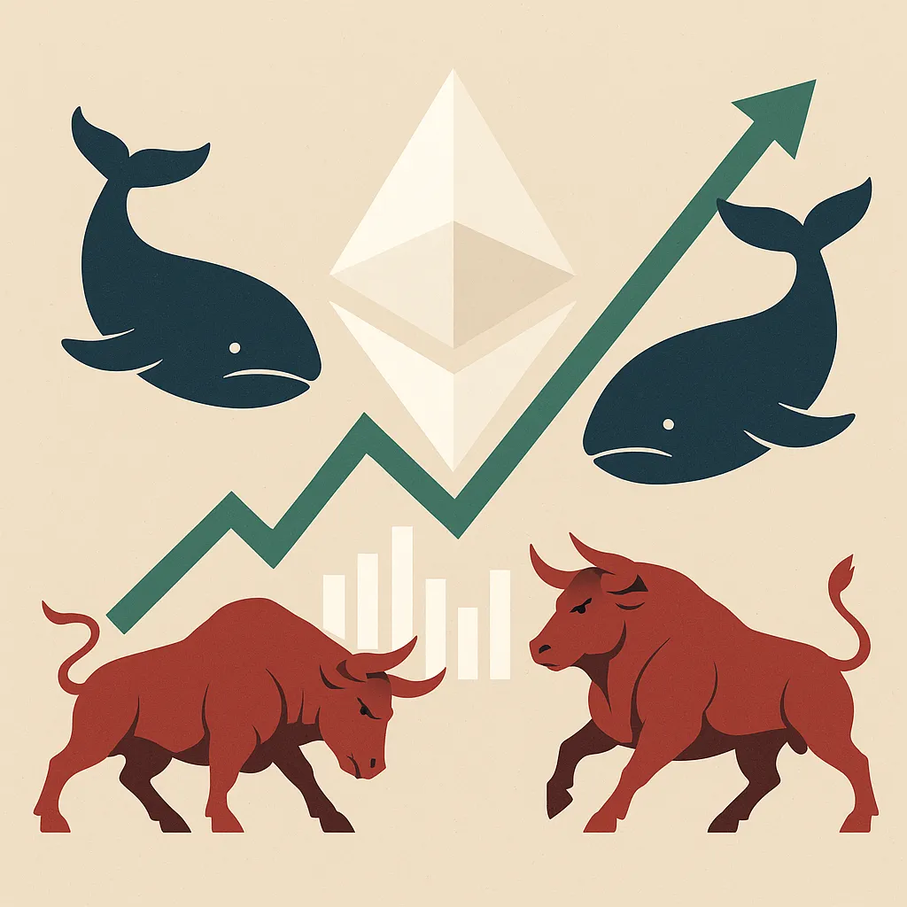 Ethereum Faces Whales' Pressure Amid Accumulation Spree