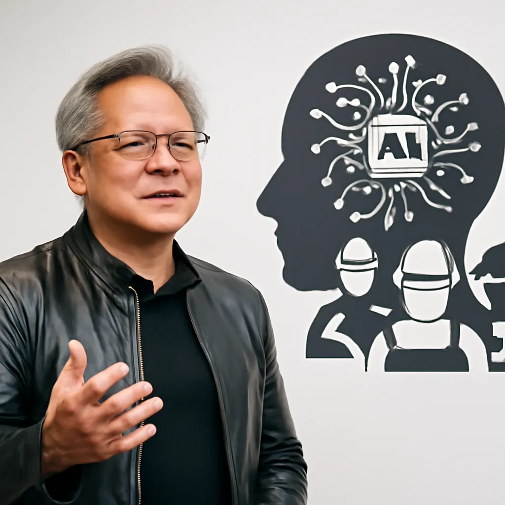 Nvidia CEO Advocates AI as a Job Creator, Highlighting New Opportunities