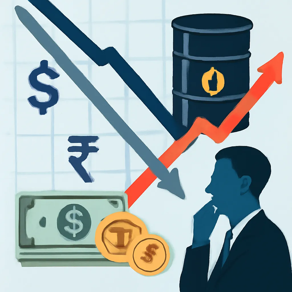 Indian Rupee Hits Record Low Amid Rising Oil Prices Impacting Asian Markets