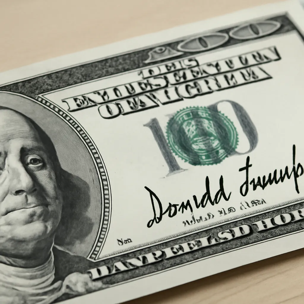 Trump's Signature to Feature on US Currency, Ending 165-Year Tradition