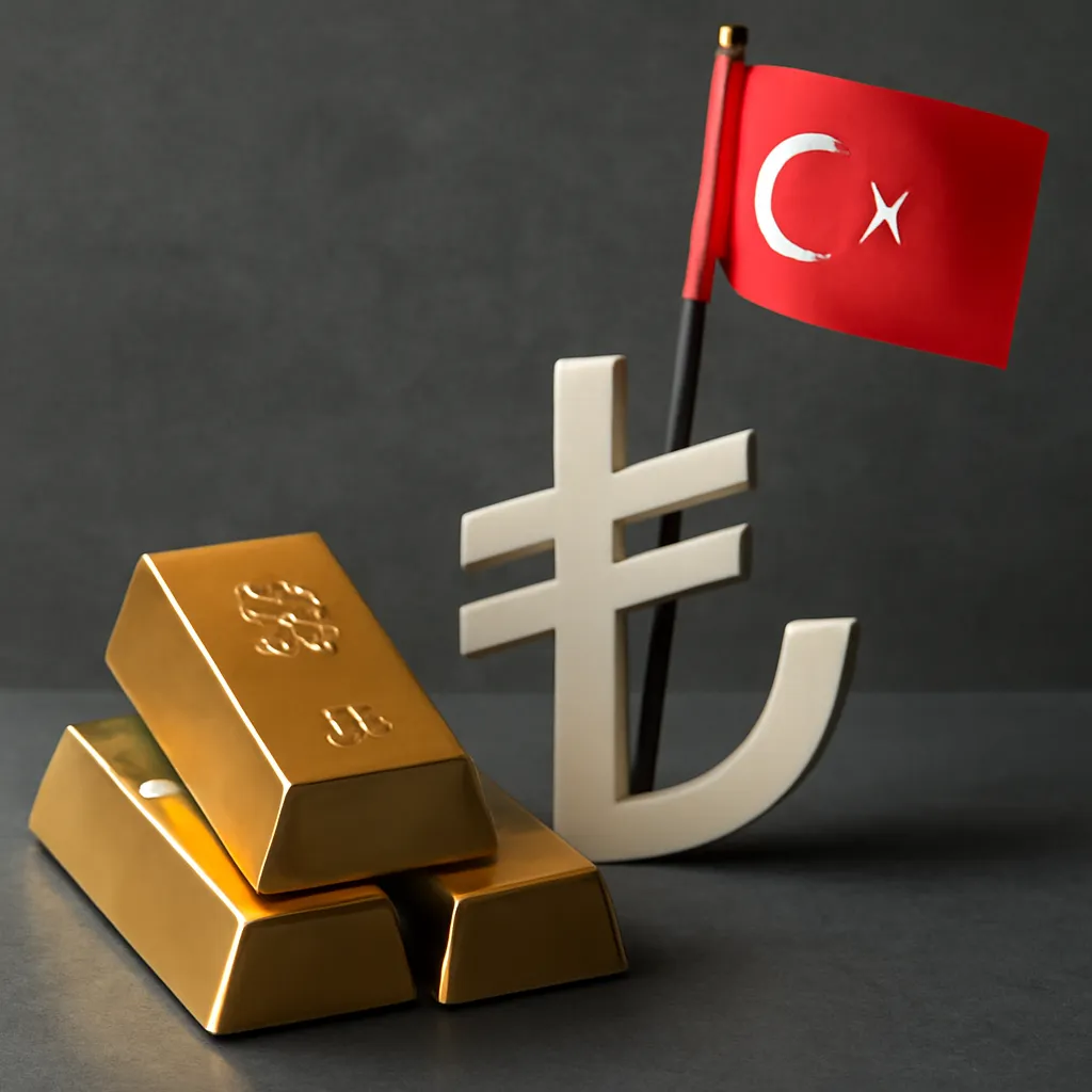 Turkey's Central Bank Gears Up Gold Reserves to Stabilize Lira