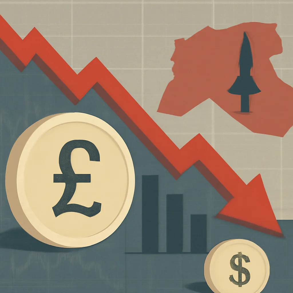 Pound Sterling Declines Amid Stagflation Concerns and Middle East Tensions