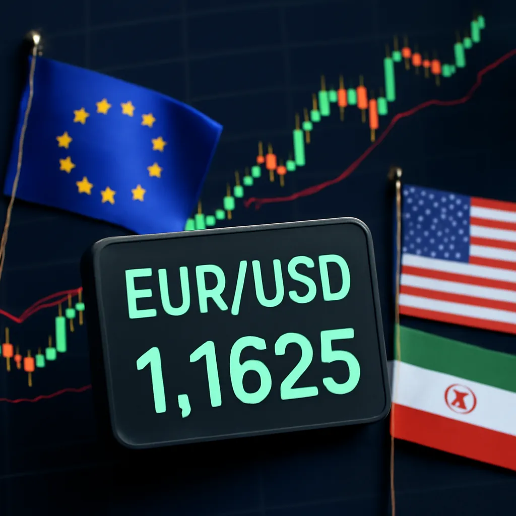 EUR/USD Rises to 1.1625 as Iran Signals Truce Willingness