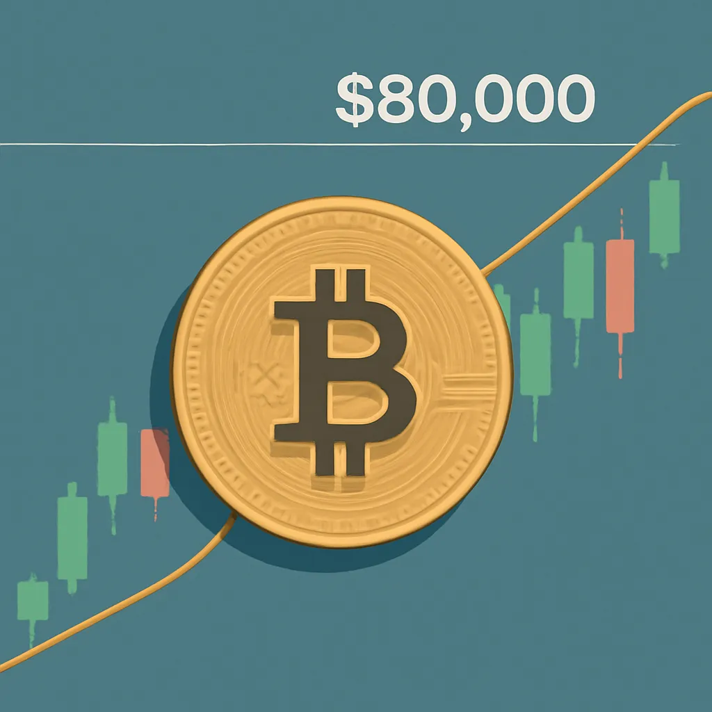 Bitcoin Approaches $80K Resistance Amid Emerging Supply Shock