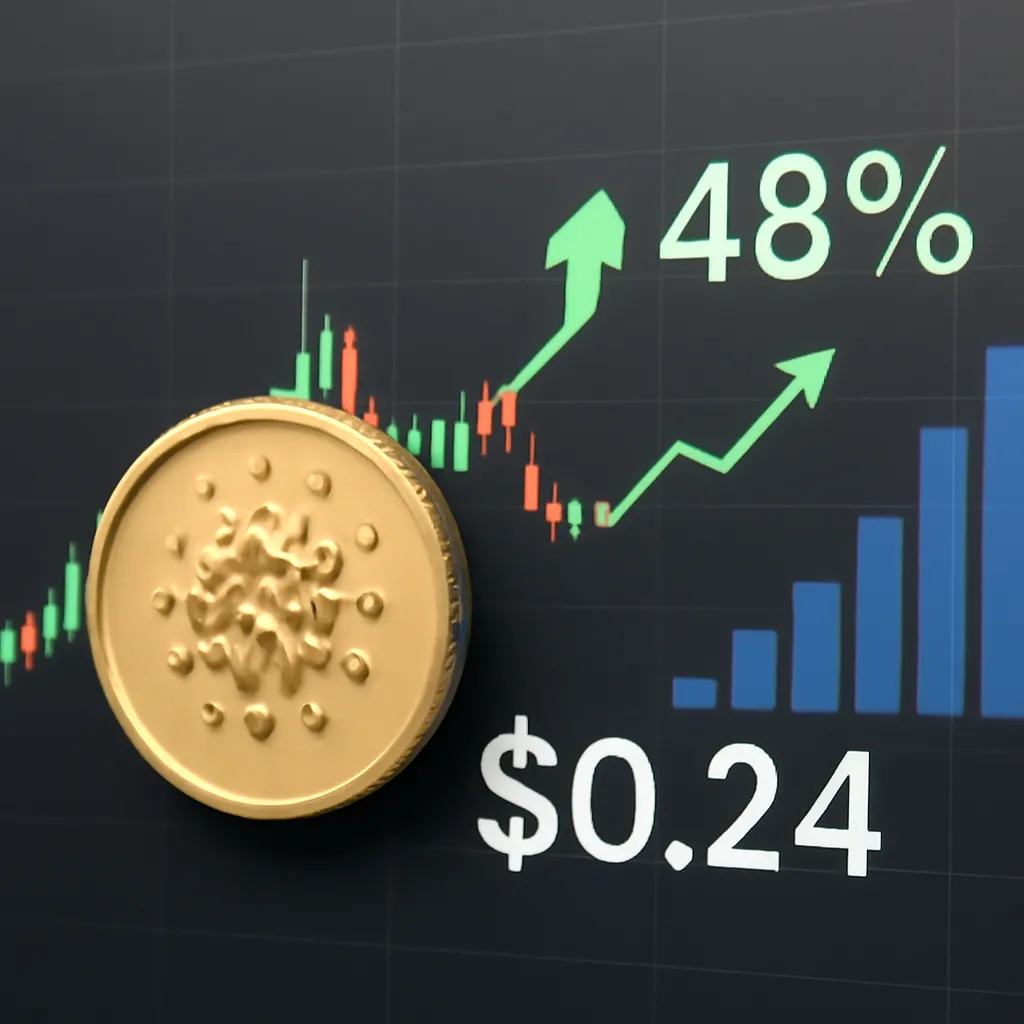 Cardano Holds Steady at $0.24 Amid 48% Jump in Trading Volume