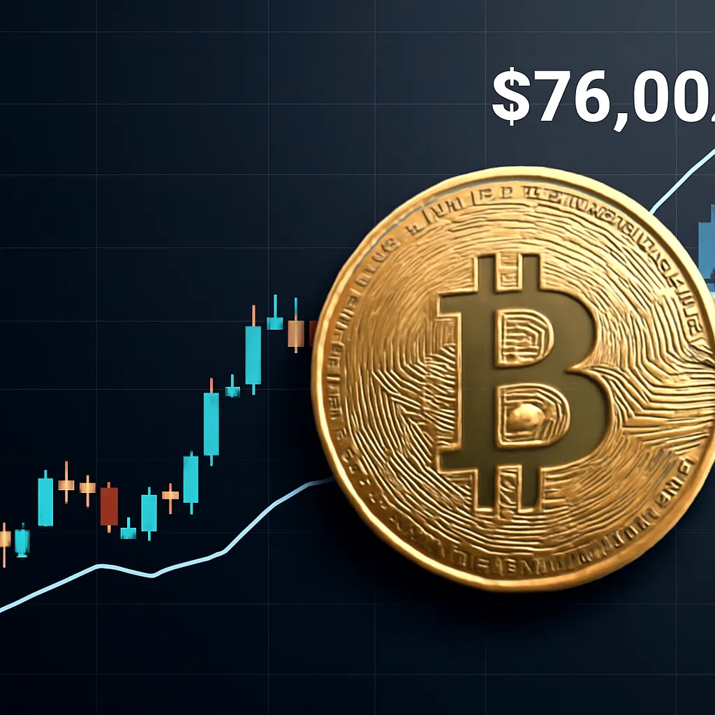 Bitcoin Approaches $76K Amid Growing FOMO, but Caution Advised