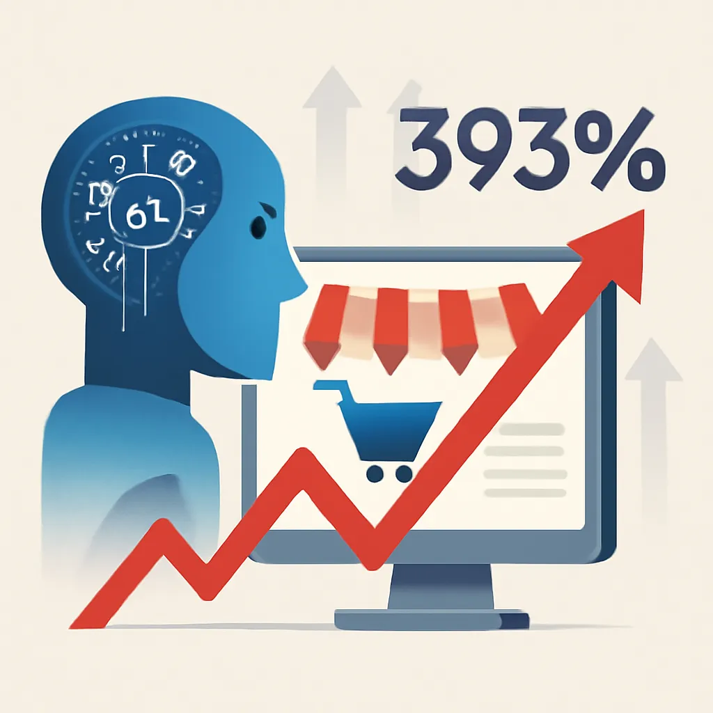 AI-Driven Traffic to US Retail Sites Surges by 393% Year-on-Year
