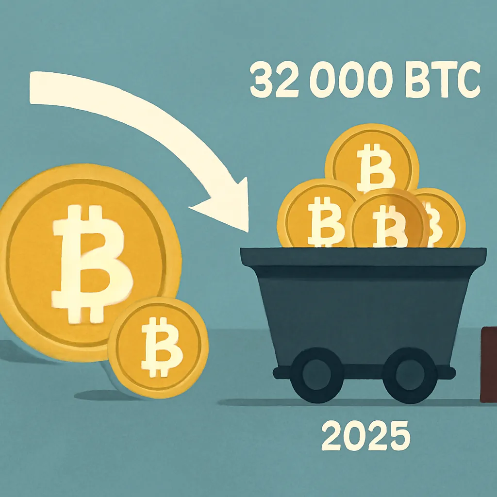 Public Miners Sell 32,000 BTC in Q1, Surpassing 2025 Total