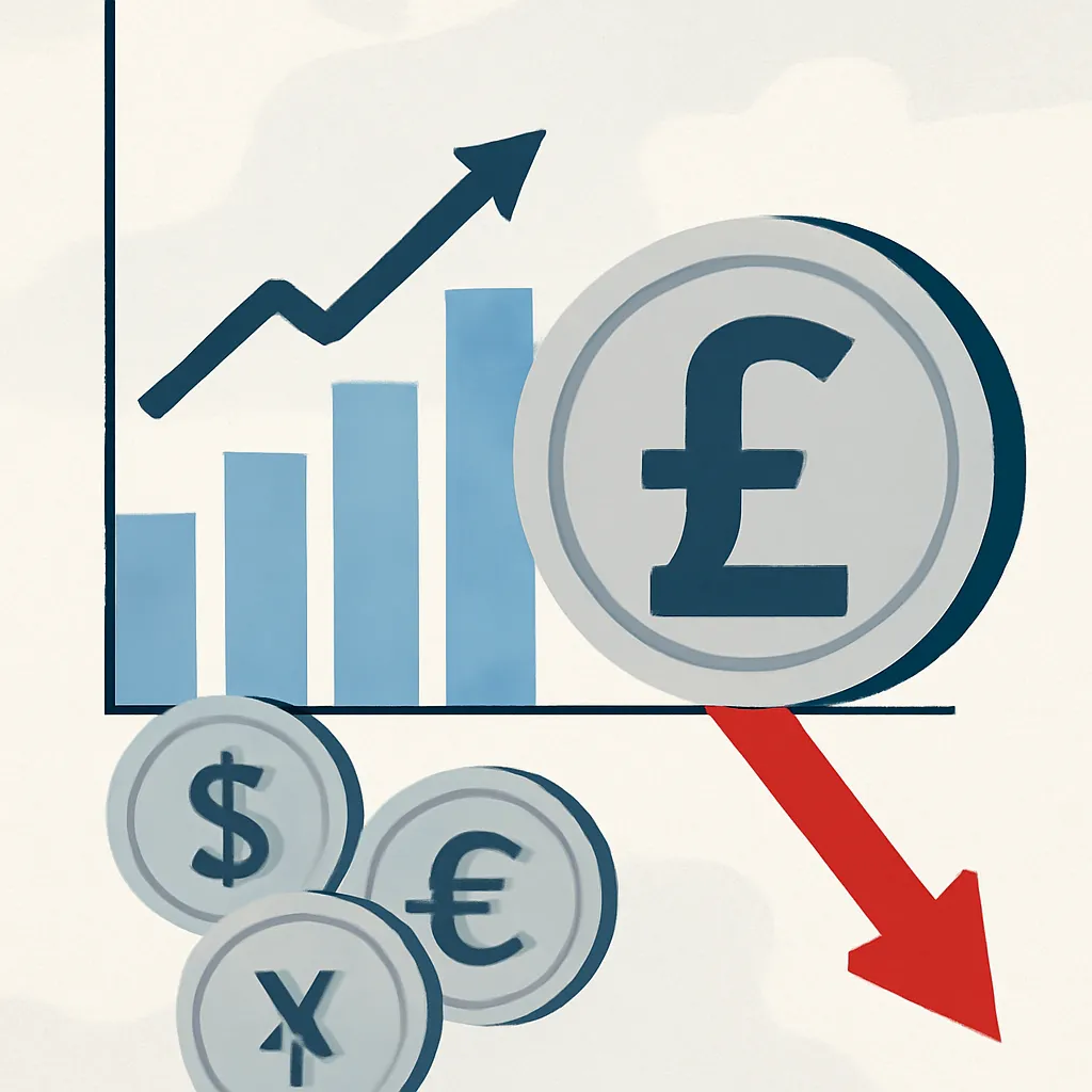 Sterling Declines Despite Strong UK GDP Figures