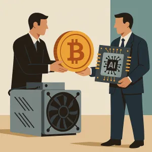 Bitcoin Miners Sell Reserves to Invest in AI Amid Revenue Declines