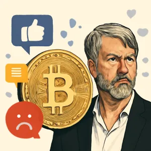 Bitcoin's Social Chatter Peaks as Saylor's 105th Purchase Faces Mixed Reactions