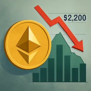 Ethereum Approaches $2.2K Amid Rising Bearish Risks for ETH Prices