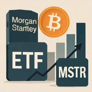 Morgan Stanley's Bitcoin ETF $MBST Set to Launch Amid Dominance of Strategy's MSTR