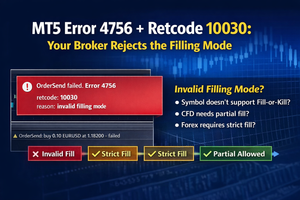 MT5 Error 4756 + Retcode 10030: Your Broker Rejects the Filling Mode
