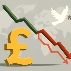 Pound Declines as Ceasefire Boosts Dollar Demand