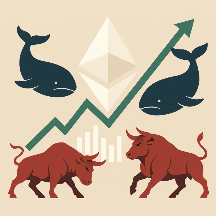 Ethereum Faces Whales' Pressure Amid Accumulation Spree