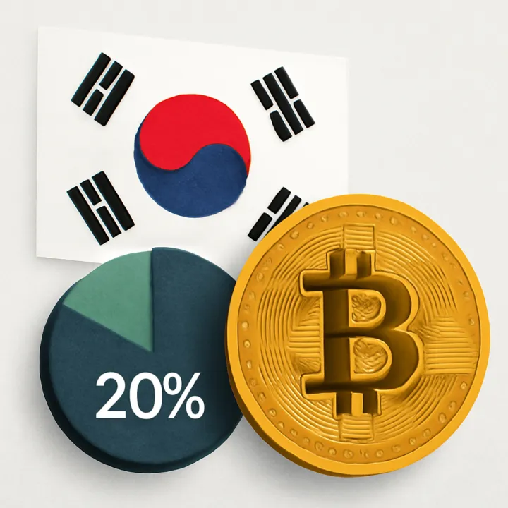 South Korea to Cap Cryptocurrency Exchange Shareholdings at 20%