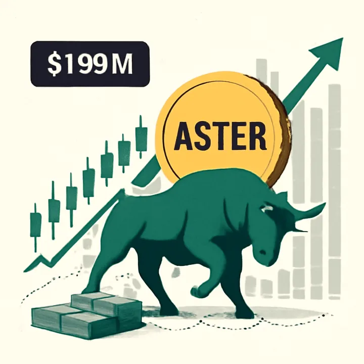 ASTER's $1.99 mln Bullish Bet Faces Challenges Amid Crowded Longs